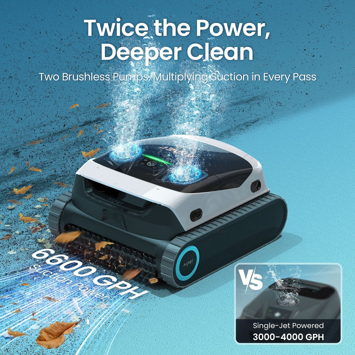 Scuba N1 Max Cordless Robotic In-Ground Robotic Pool Cleaner for In-Ground Pools up to 2150 sq. Ft T4I7 - product image 5