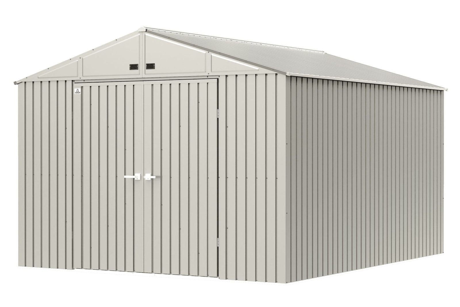 Elite 10x12-ft Cool Grey Corrosion-Resistant Steel Storage Shed B4F2 - product image 2