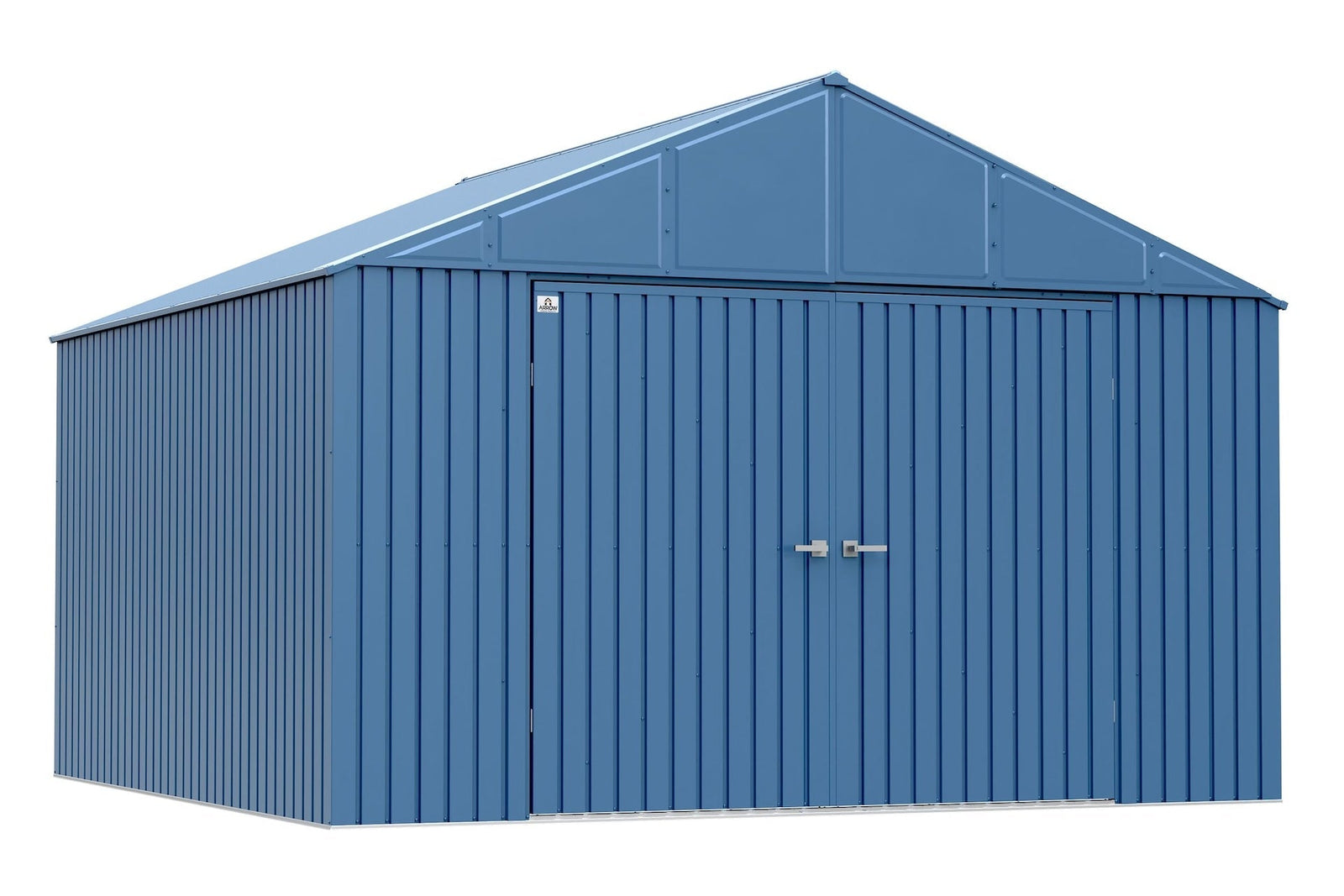 Elite 14x12-ft Anthracite Corrosion-Resistant Steel Shed U1B4 - product image 1