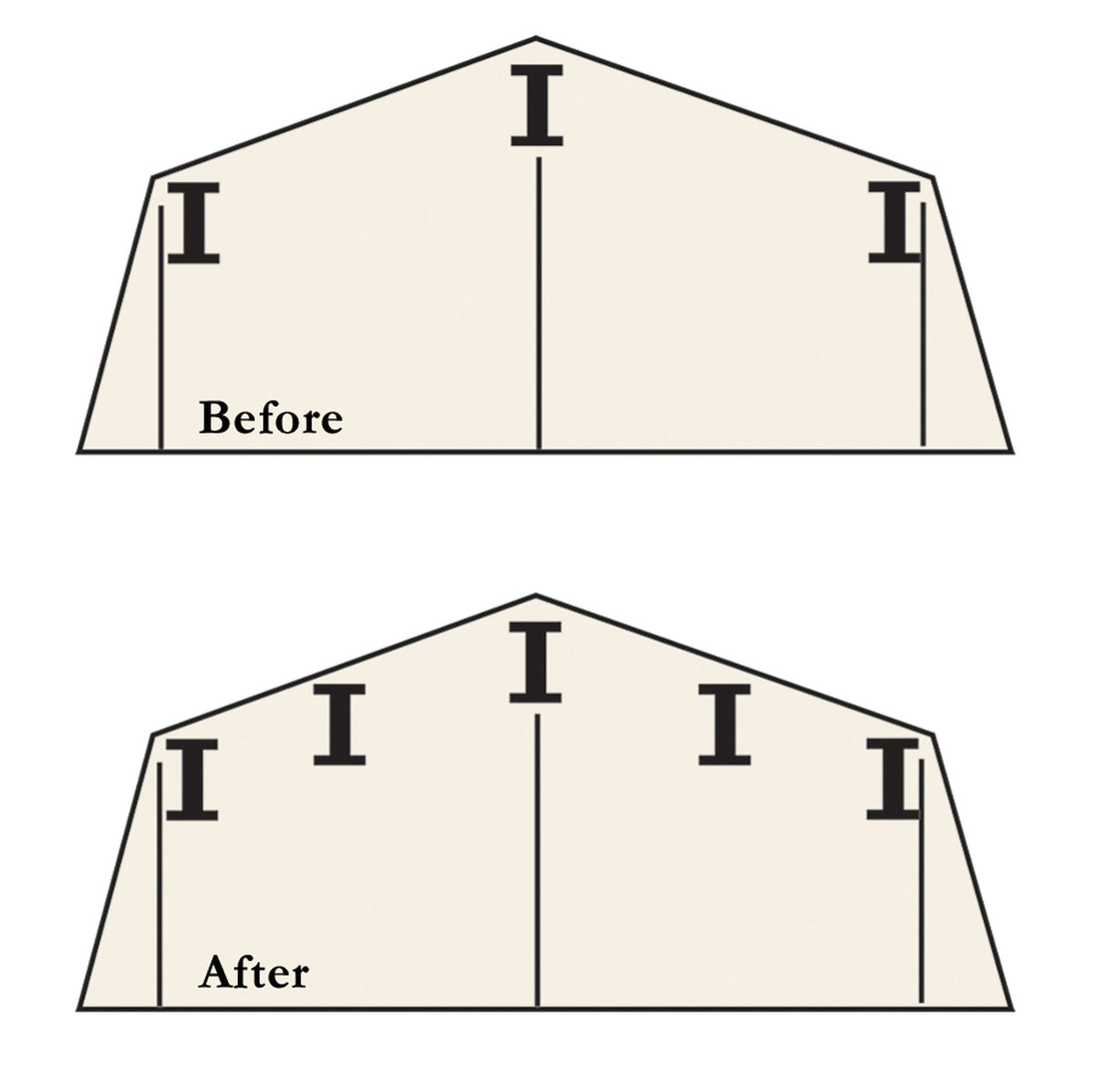 Roof Strengthening Kit for 6x5-ft and 8x6-ft Sheds Q6B8 - product image 3