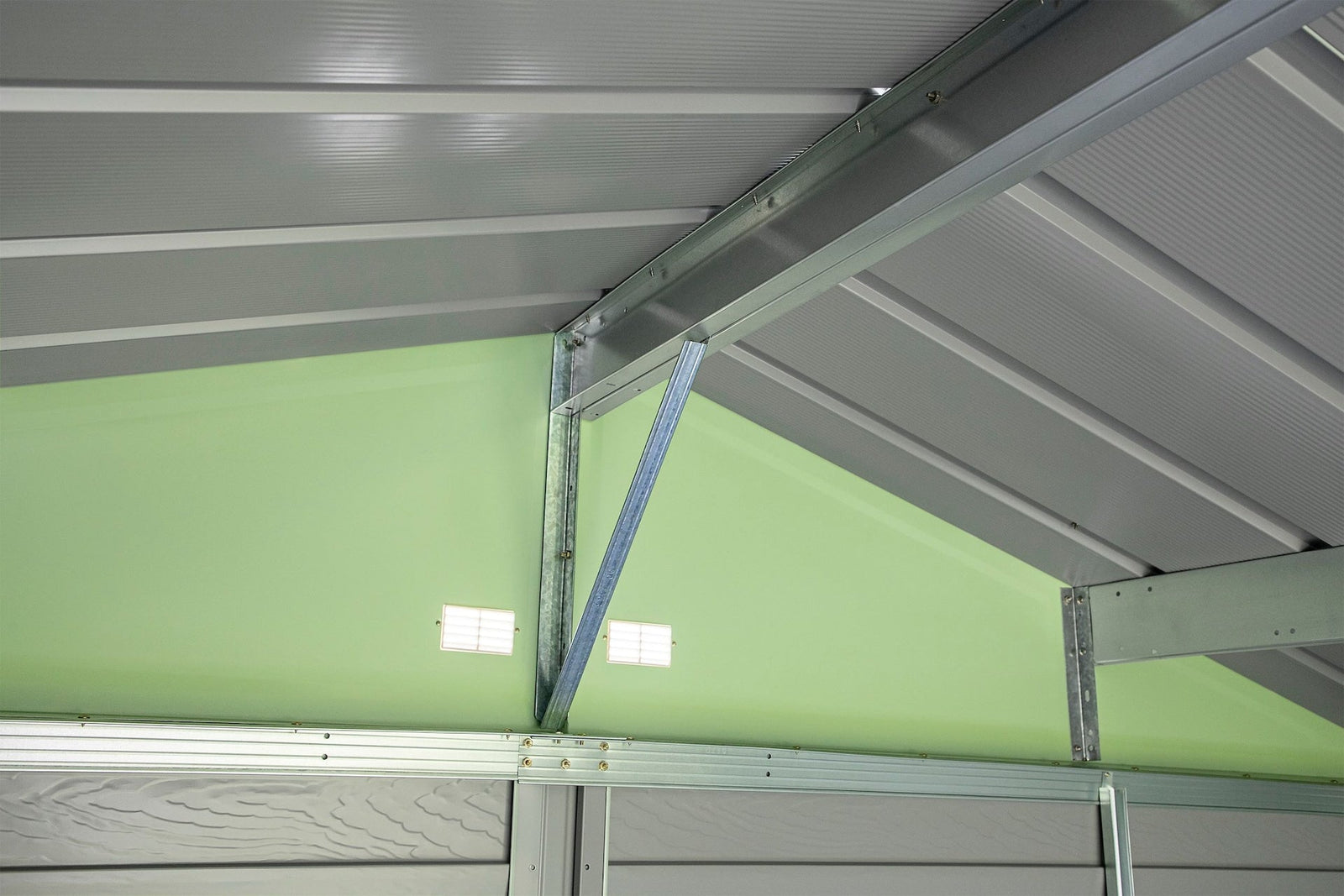 Select Galvanized Steel Storage Shed, Sage Green, 10-ft x 8-ft P9R3 - product image 7