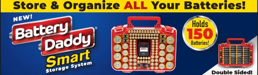 Ontel Battery Daddy 180 Battery Organizer and Storage Case Y0C0 - product image 2