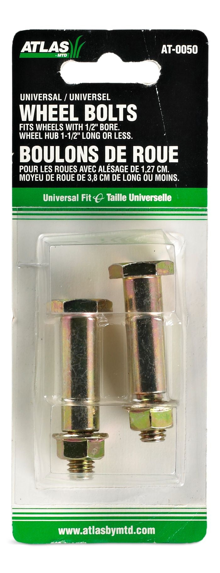 Universal Lawn Mower Wheel Bolts, 2-pk, 1-1/2-in M1K5 - product image 7