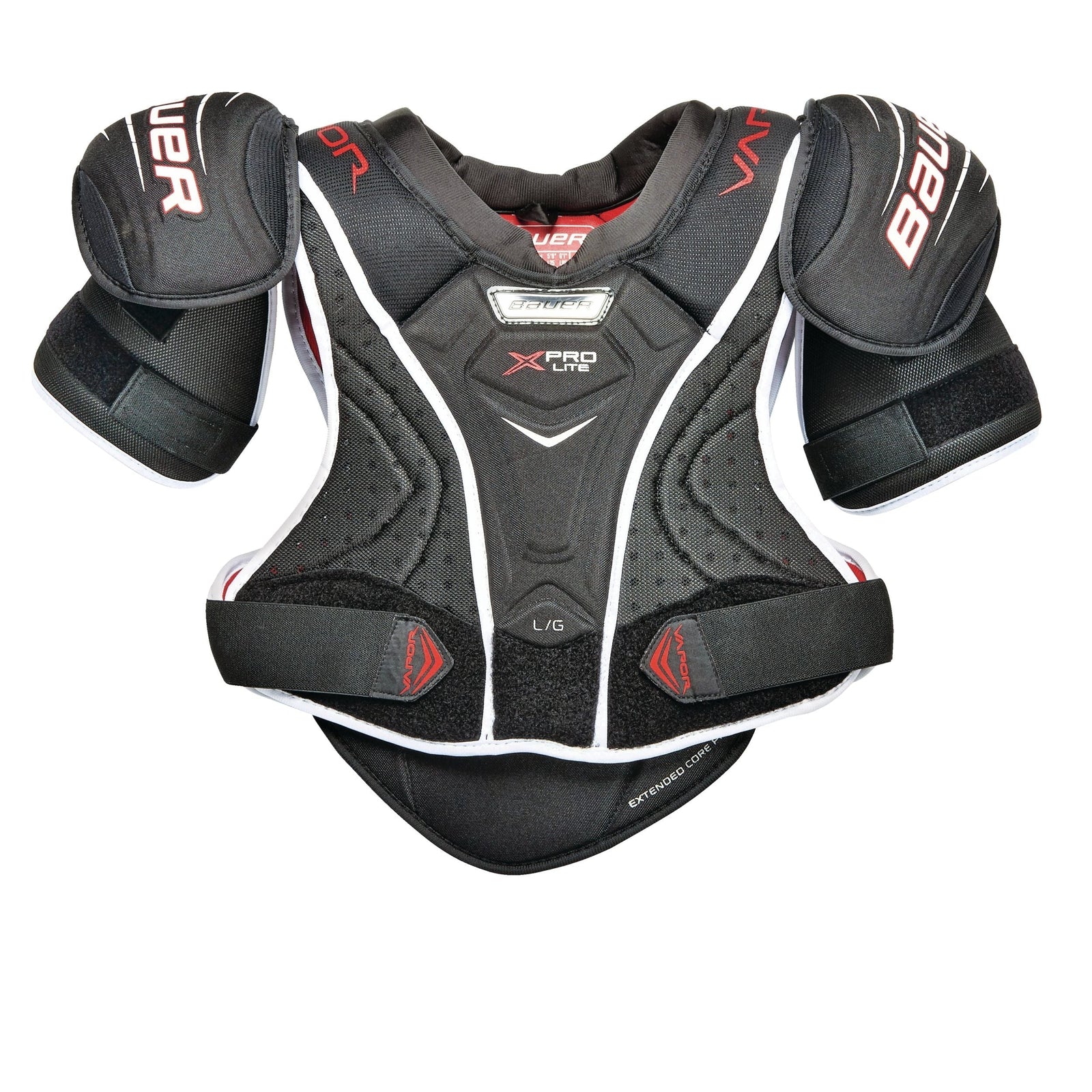 Vapor X Pro Lite Junior Hockey Shoulder Pads, Comfortable and Lightweight, Black D0P6 - product image 1