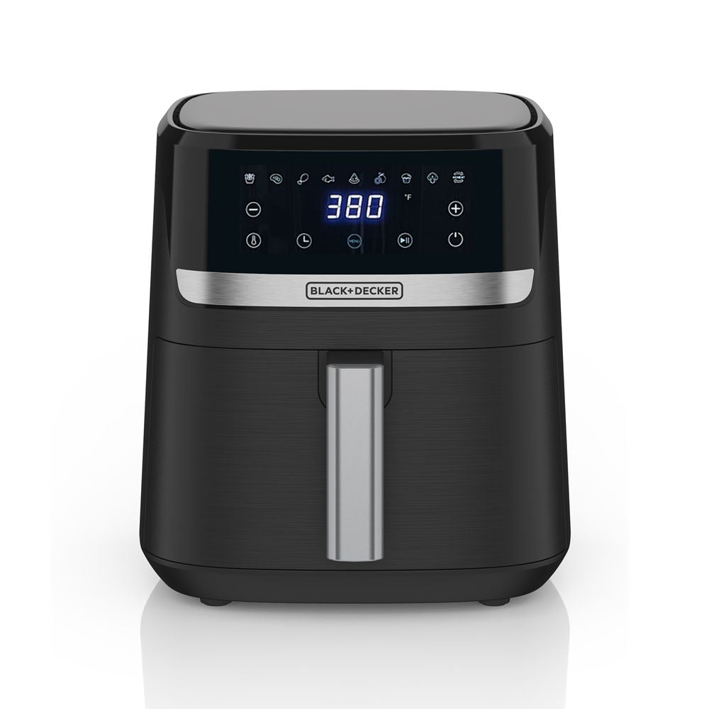 8-in-1 Digital Air Fryer with Non-Stick Cooking Basket, 6-qt V6K9 - product image 1