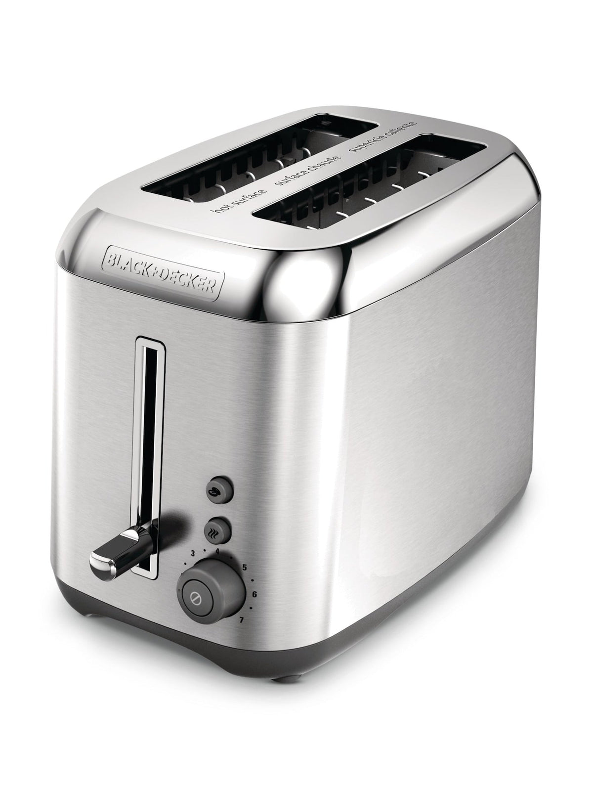 Kitchen Tools Extra Wide Slots Toaster with 7 Settings, Stainless Steel, 2-Slices Q6O3 - product image 1