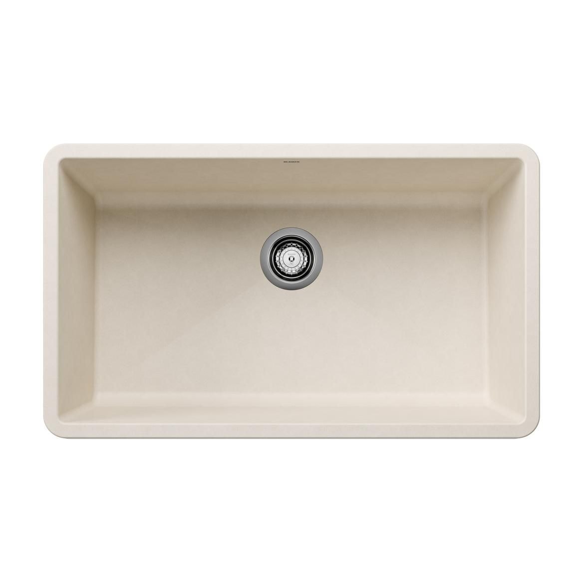 Precis SILGRANIT 32-in Super Single Undermount Kitchen Sink, Soft White I9B4 - product image 1