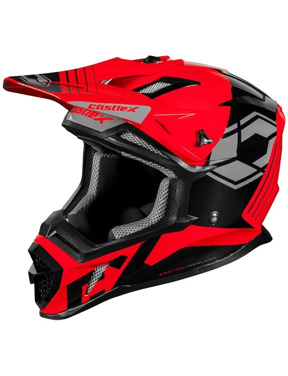 X CX200 Sector MX Helmet, Red Q9J8 - product image 1