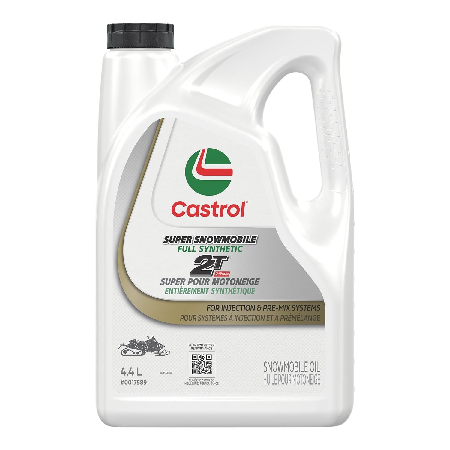 2 Stroke Snowmobile Full Synthetic Oil Jug, 4.4-L E0N6 - product image 1