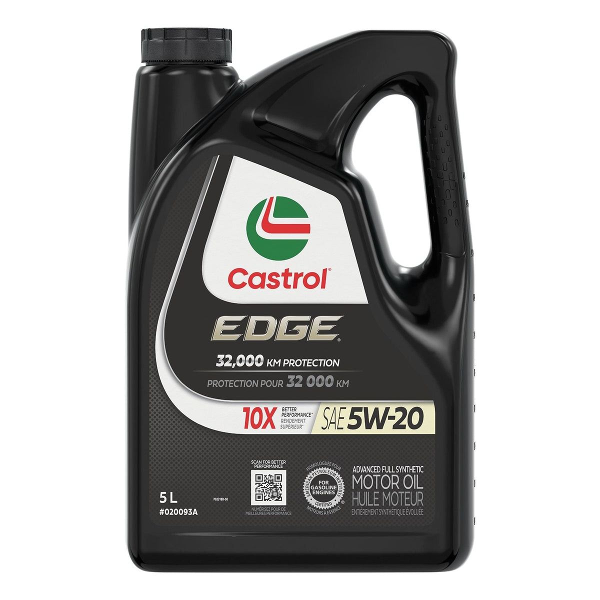 EDGE 5W20 Advanced Synthetic Engine/Motor Oil, 5-L E0P4 - product image 1