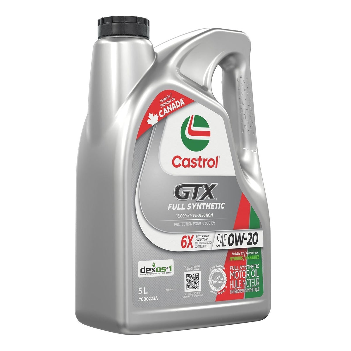 GTX Full Synthetic 0W20 Engine/Motor Oil, 5-L Jug A5Z5 - product image 1