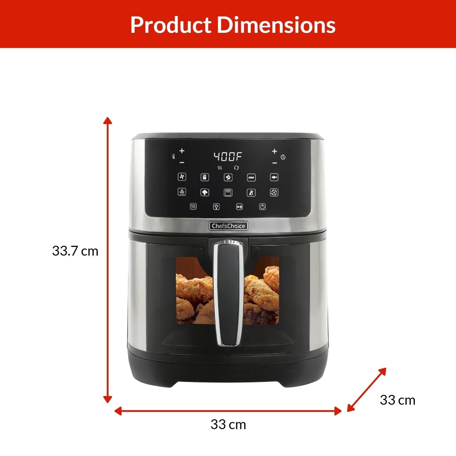 Air Fryer with LED Touchscreen Display, 7-qt N0D9 - product image 2