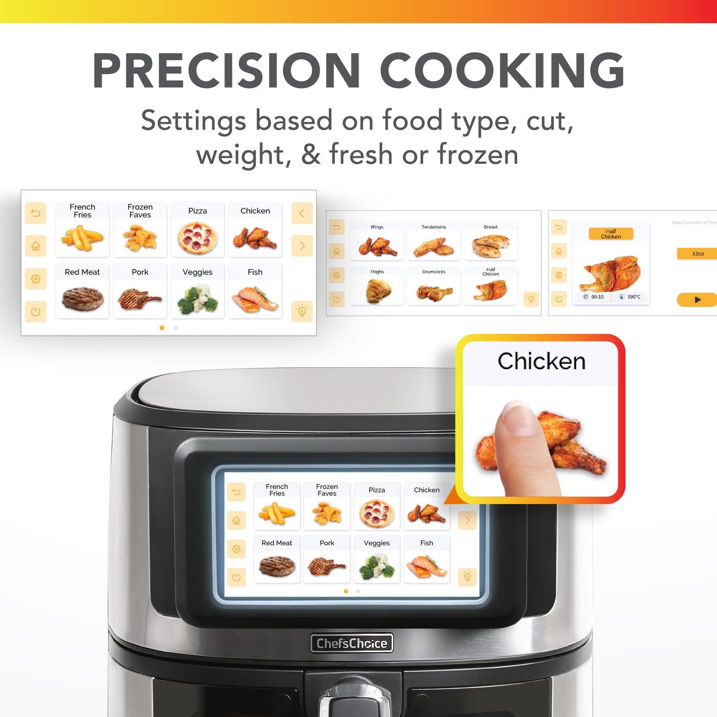 Air Fryer with TFT Touchscreen Display, 7-qt K5R1 - product image 7