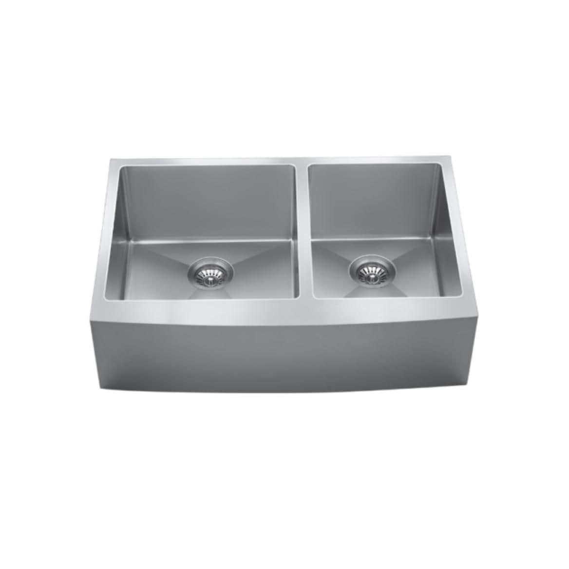 Type 304 Stainless Steel Front Double Bowl Sink Z4T8 - product image 1
