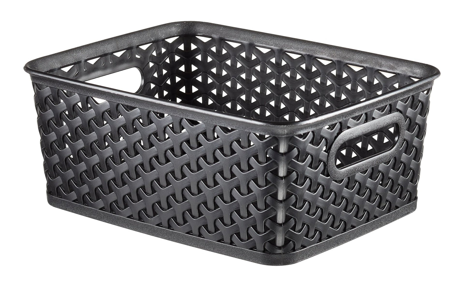 My Style Woven Storage Basket, Small, Black R4P9 - product image 1