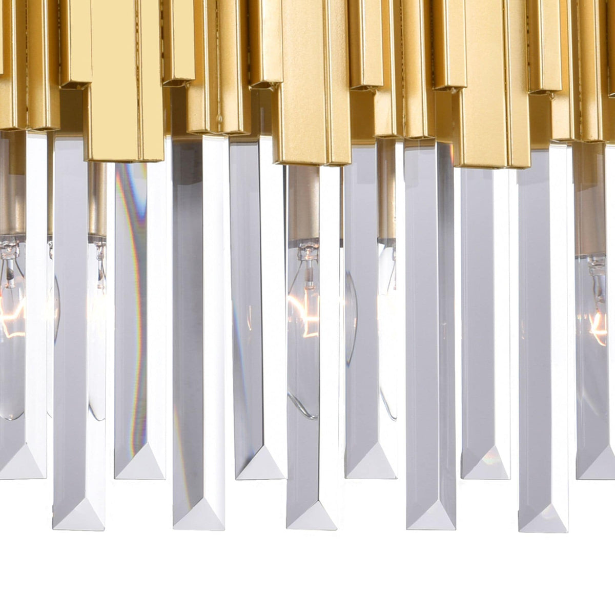 Lighting Deco 3-Light Medallion Gold Vanity Light L1M8 - product image 5