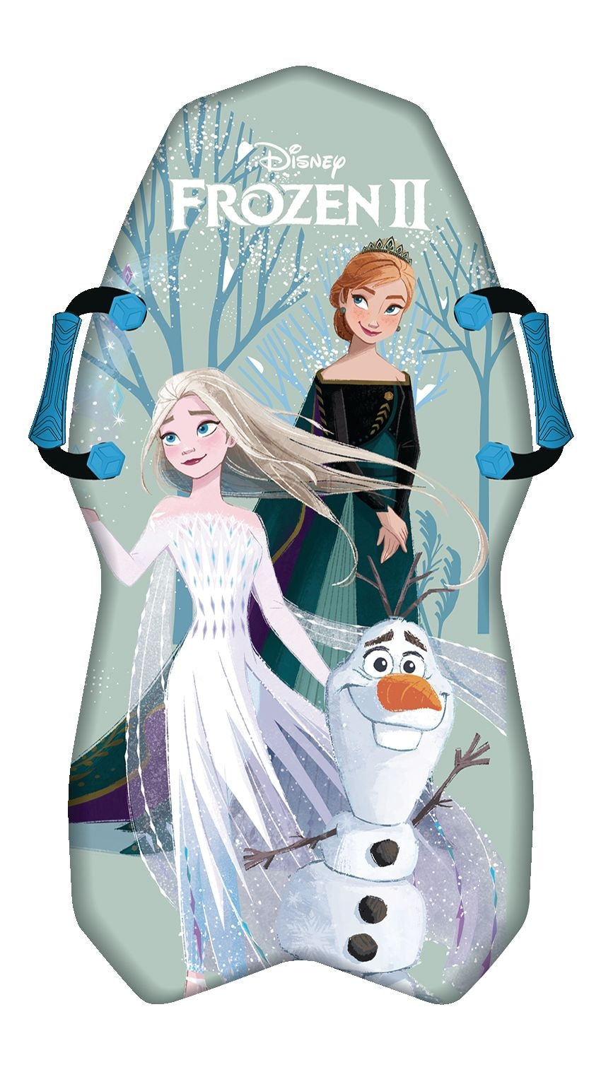 Frozen 2 Kids' 1-Person Lightweight Foam Winter Snow Sled/Toboggan with Handles G7Z4 - product image 1