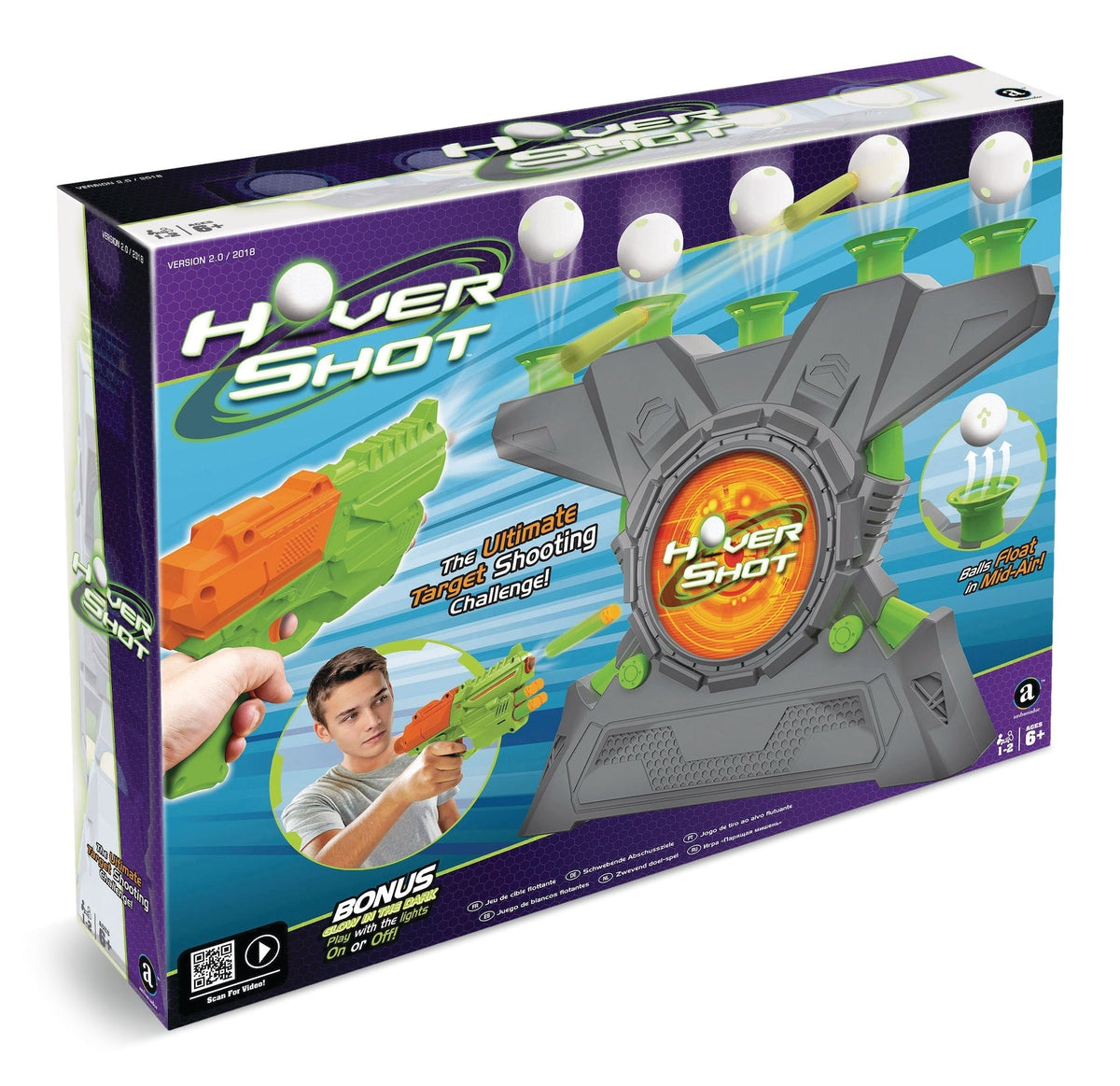 Electronic Arcade Hover Shot Floating Target Shooting Game with Powerful Precision-Aim Blaster, Ages 6+ P7P5 - product image 1