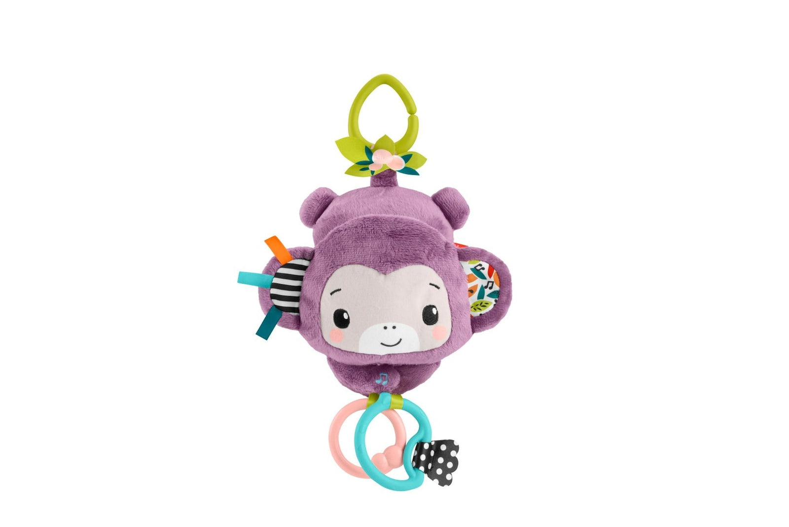 Sing n Go Purple Monkey Plush Baby Stroller Sensory Toy For Newborns X4I8 - product image 1