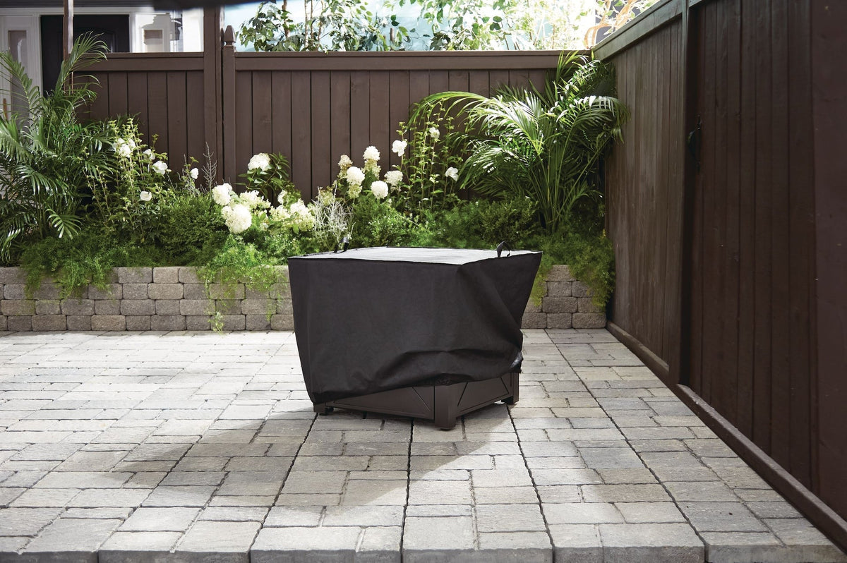 Square Heavy Duty Patio Fire Bowl/Fire Pit Cover, 31 x 31 x 24-in E0P4 - product image 3