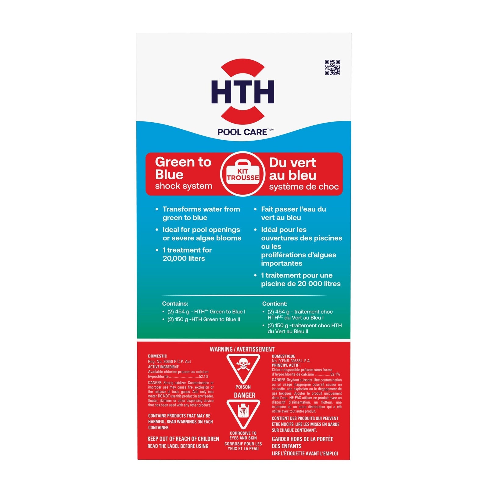Green to Blue Pool Shock System for Swimming Pools X3Y6 - product image 1