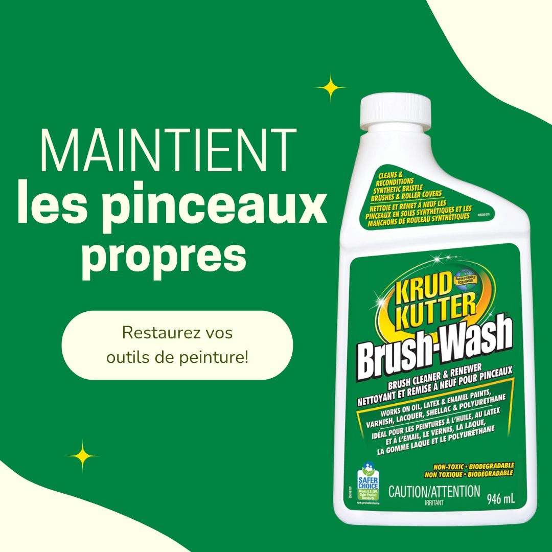Brush-Wash Cleaner & Renewer For Oil, Latex & Enamel Paint, Non-Toxic, 946-mL A2U9 - product image 4