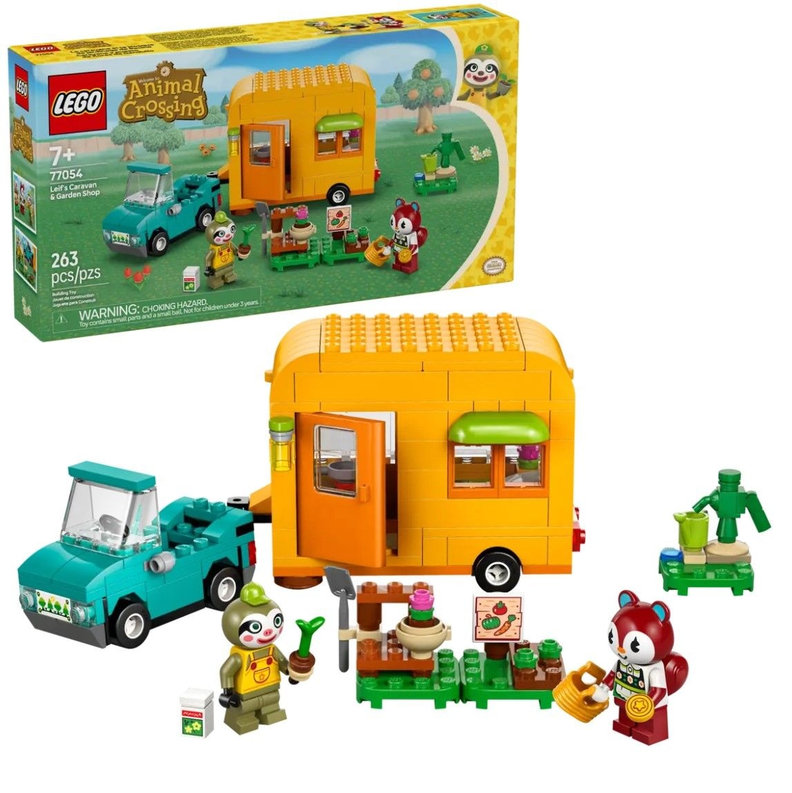 Animal Crossing Leif's Caravan & Garden Shop - 77054, 263-pcs, Ages 7+ H8V8 - product image 1