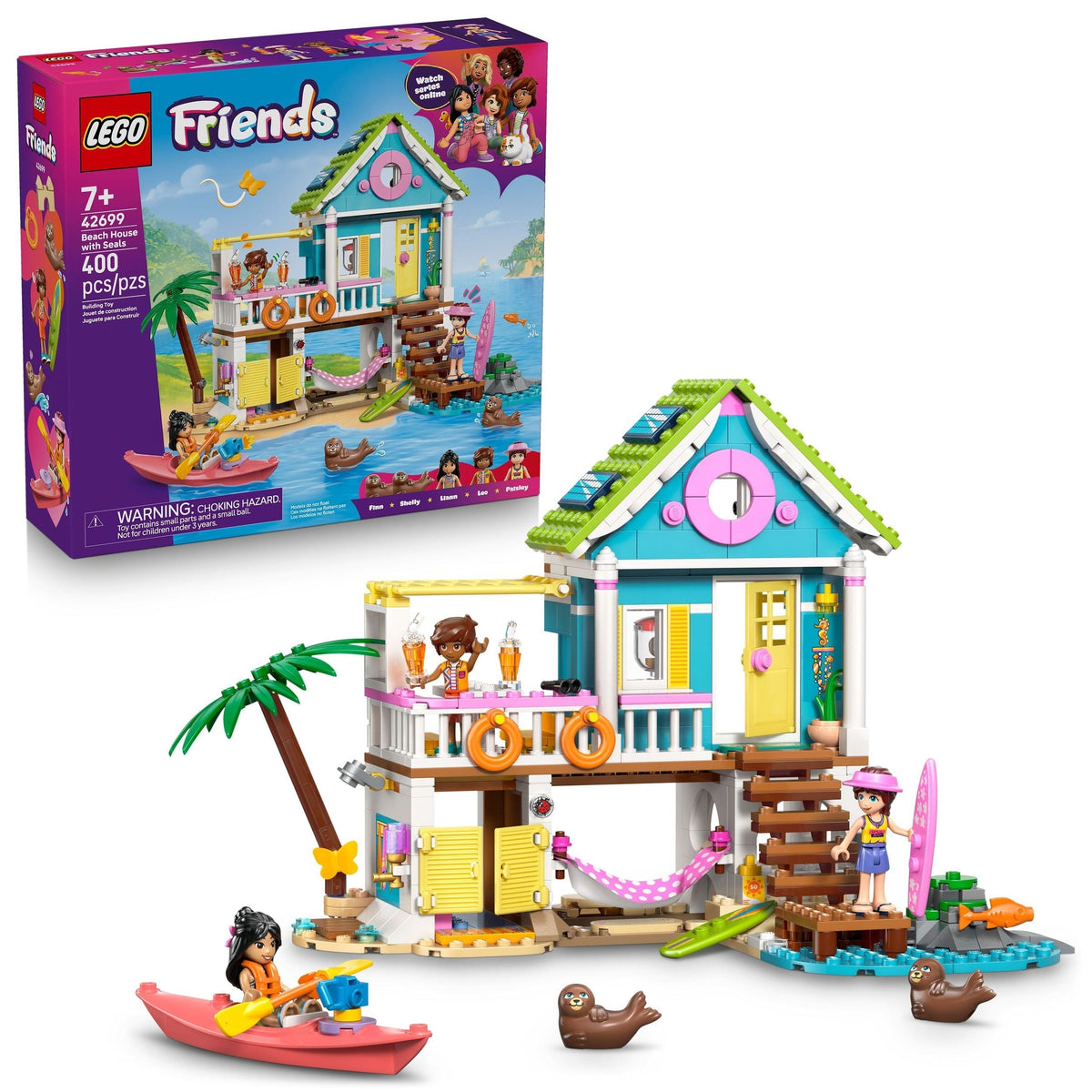 Friends Beach House with Seals - 42699, 400-pcs, Ages 6+ P4S4 - product image 1