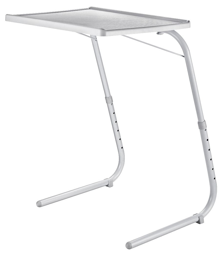 Kleen Tilt-a-Table Portable Height Adjustable TV Tray/Laptop Table, White H0W8 - product image 2