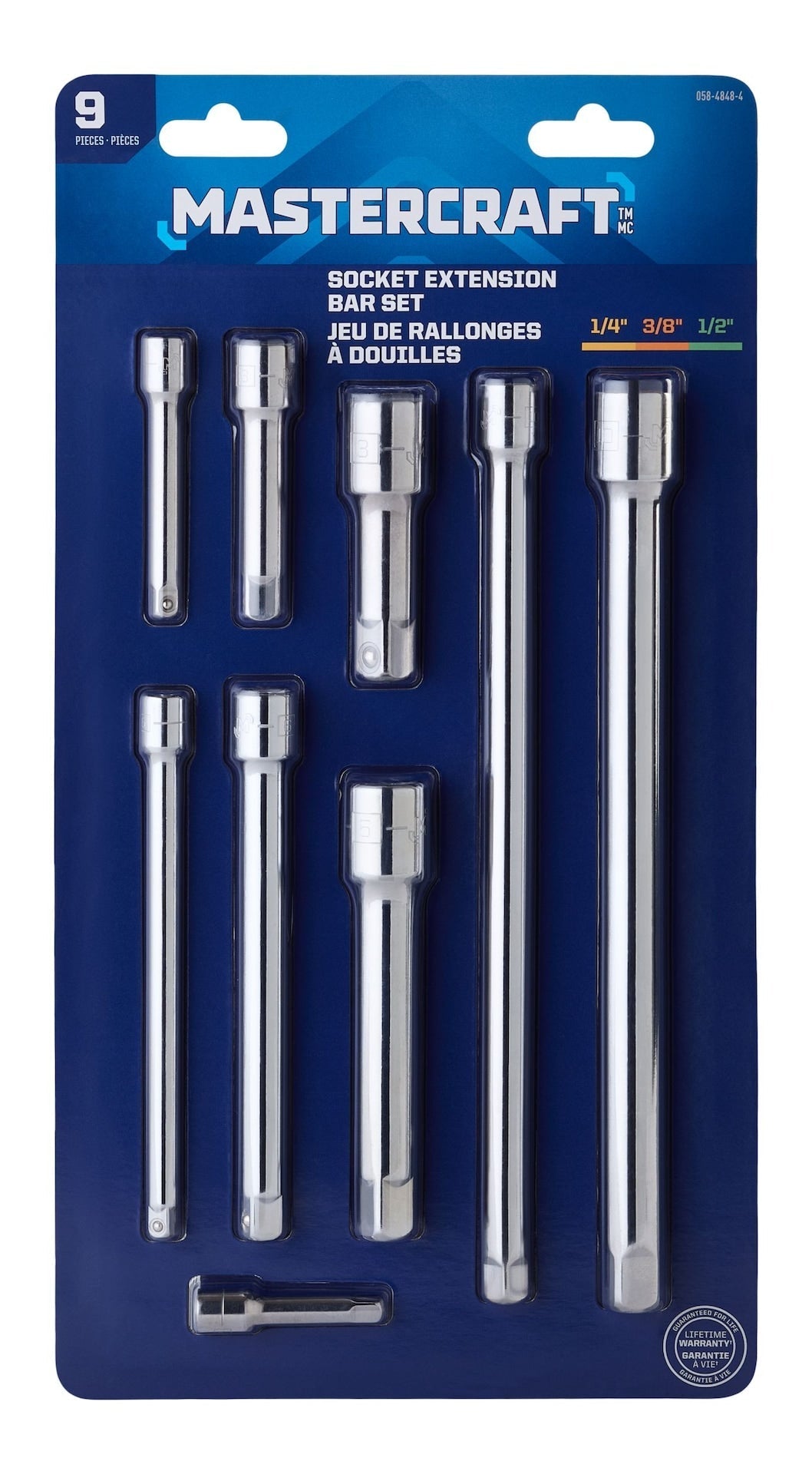 9 Piece Extension Bar Set X3L7 - product image 2