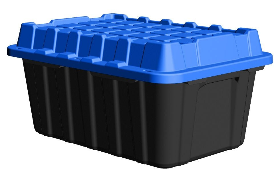 Heavy-Duty Polypropylene Tote with Domed Lid, 88-L H6S5 - product image 2