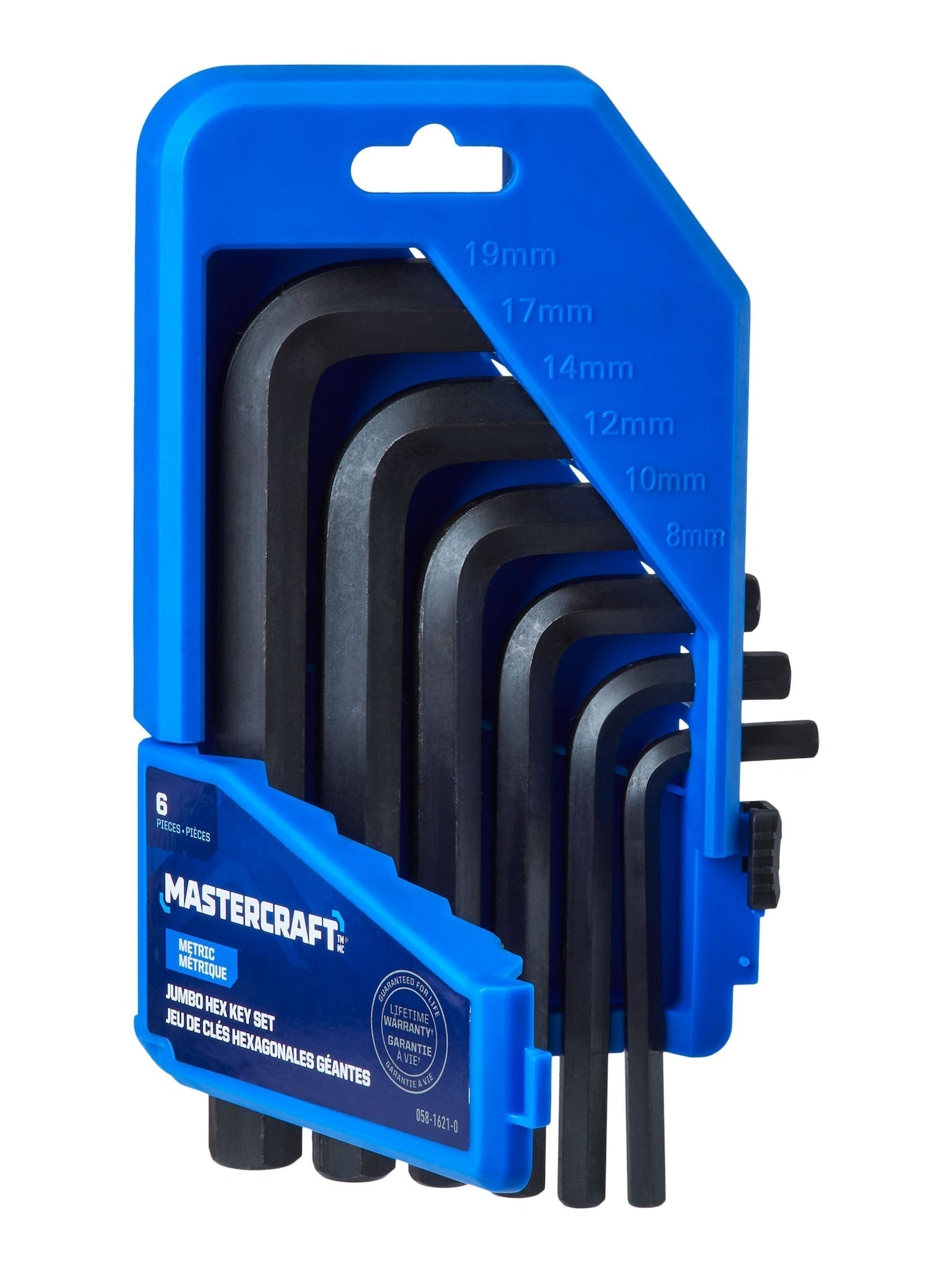 Jumbo Hex Key Set/Allen Wrench Set, Metric, High Quality Cr-V Steel, 6-pc Y5T2 - product image 6