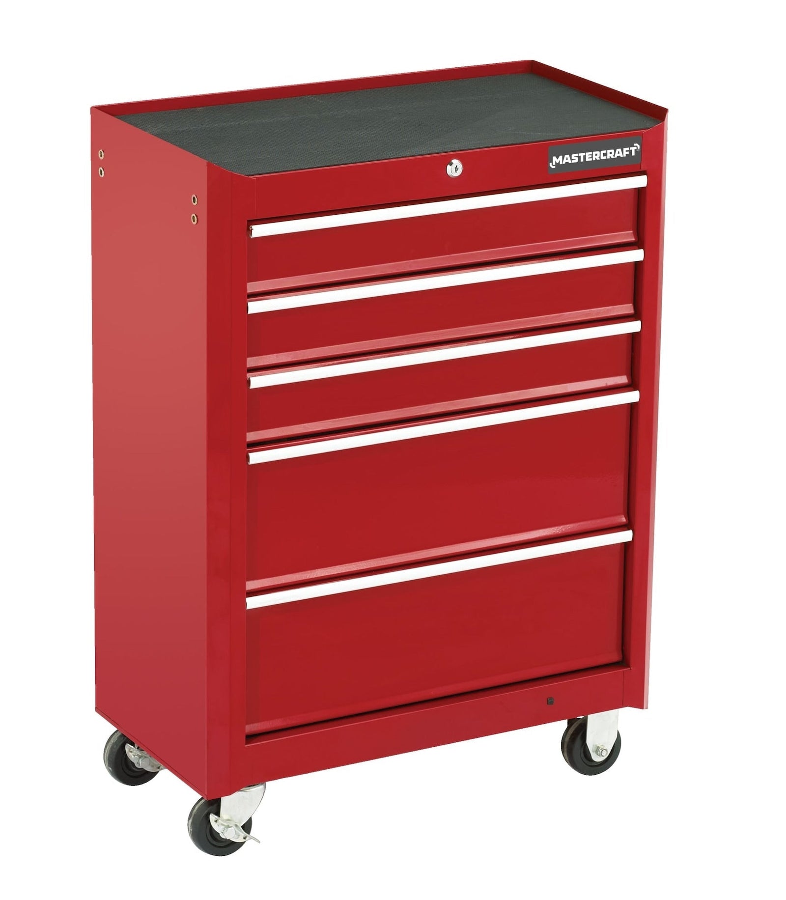 Rolling Tools Storage Cabinet with 5 Drawers, Deep Red, 24-in W5K6 - product image 2