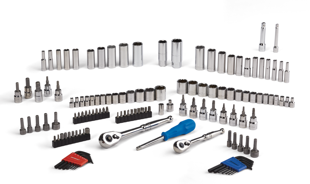 Socket Set, 128-pc, SAE / Metric, CRV, Nickel-Chrome Plating P6P9 - product image 4