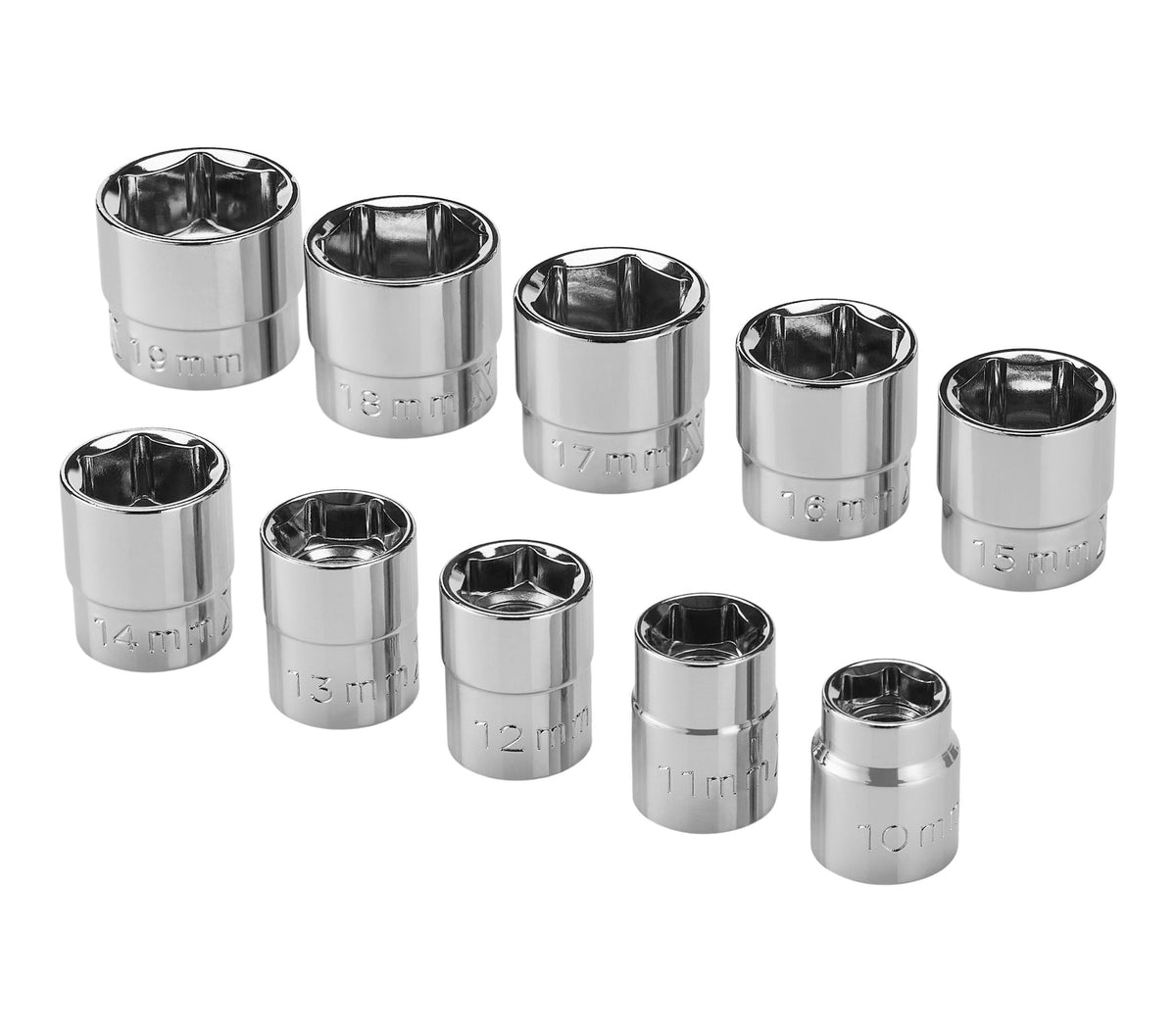 10 Piece 3/8" Drive Low Profile Socket Rail P2J1 - product image 1