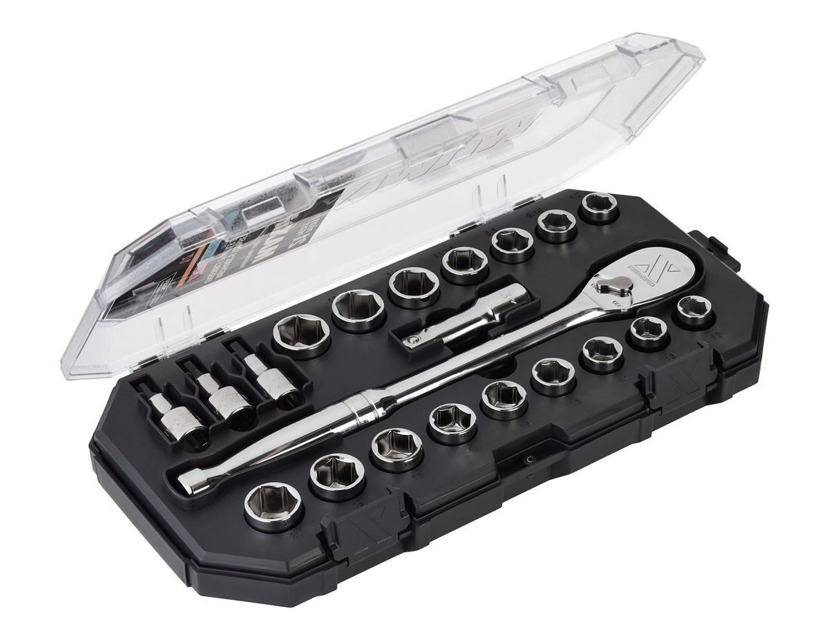 21 Piece 1/2" Drive Metric Socket Set P6A0 - product image 4