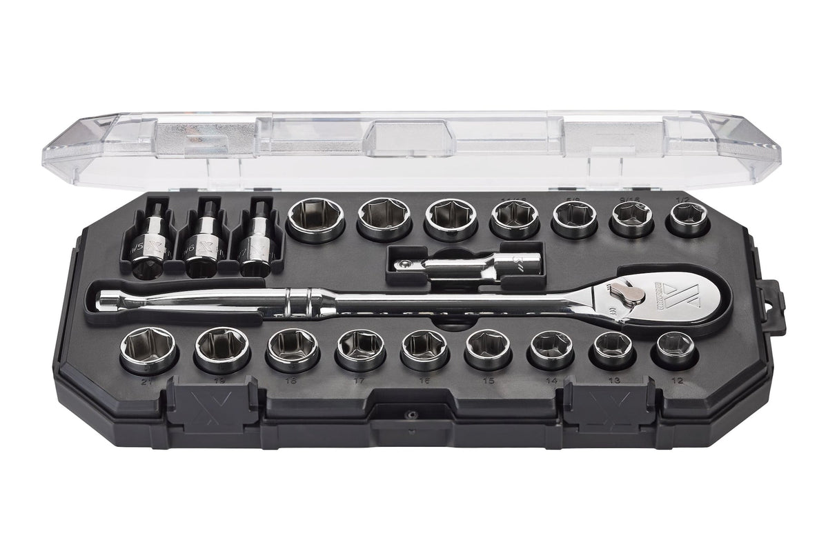21 Piece 1/2" Drive Metric Socket Set P6A0 - product image 5