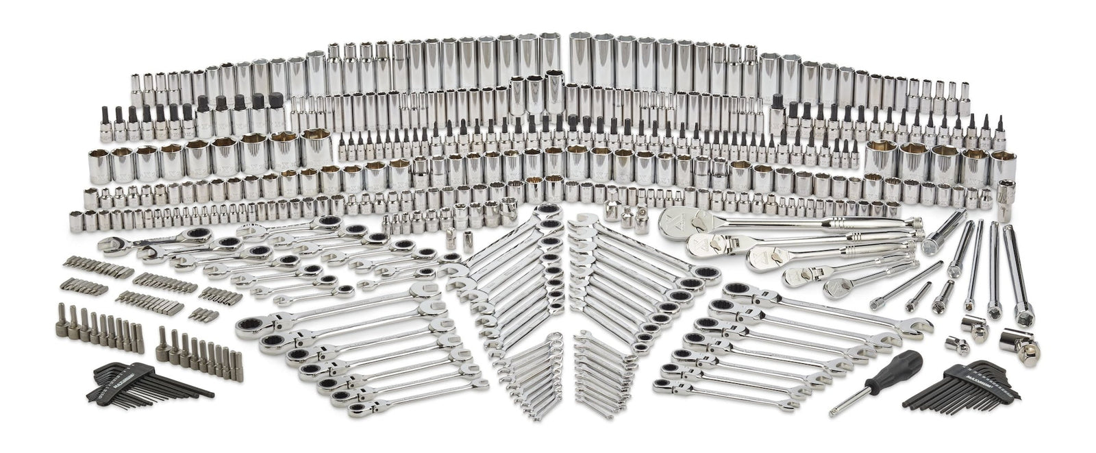 Master Socket & Wrench Set, 500-pc, CRV, Nickel-Chrome Plating P0S6 - product image 1