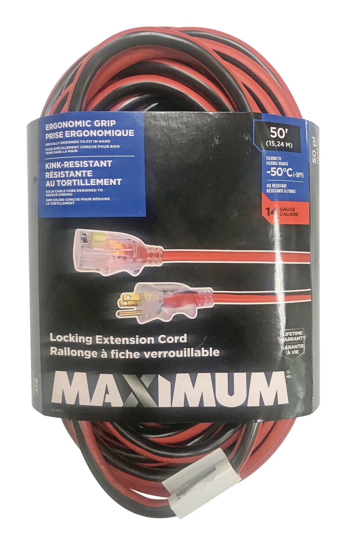 Outdoor Extension Cord with Power Indicator Light, 50-ft Z5I1 - product image 1