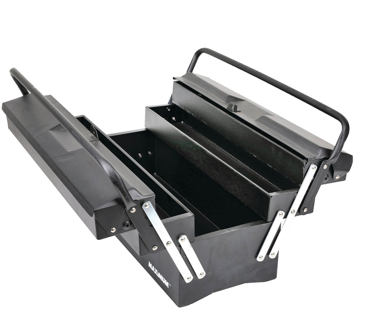 Portable 5-Tray Cantilever Tool Box, Black, 21-in H6E1 - product image 6