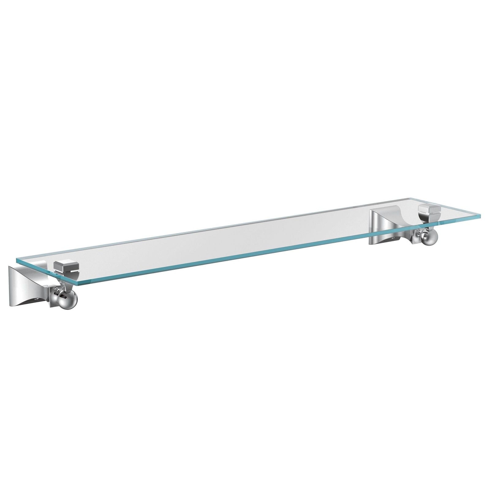Retreat Glass Vanity Shelf, Chrome D1R0 - product image 1