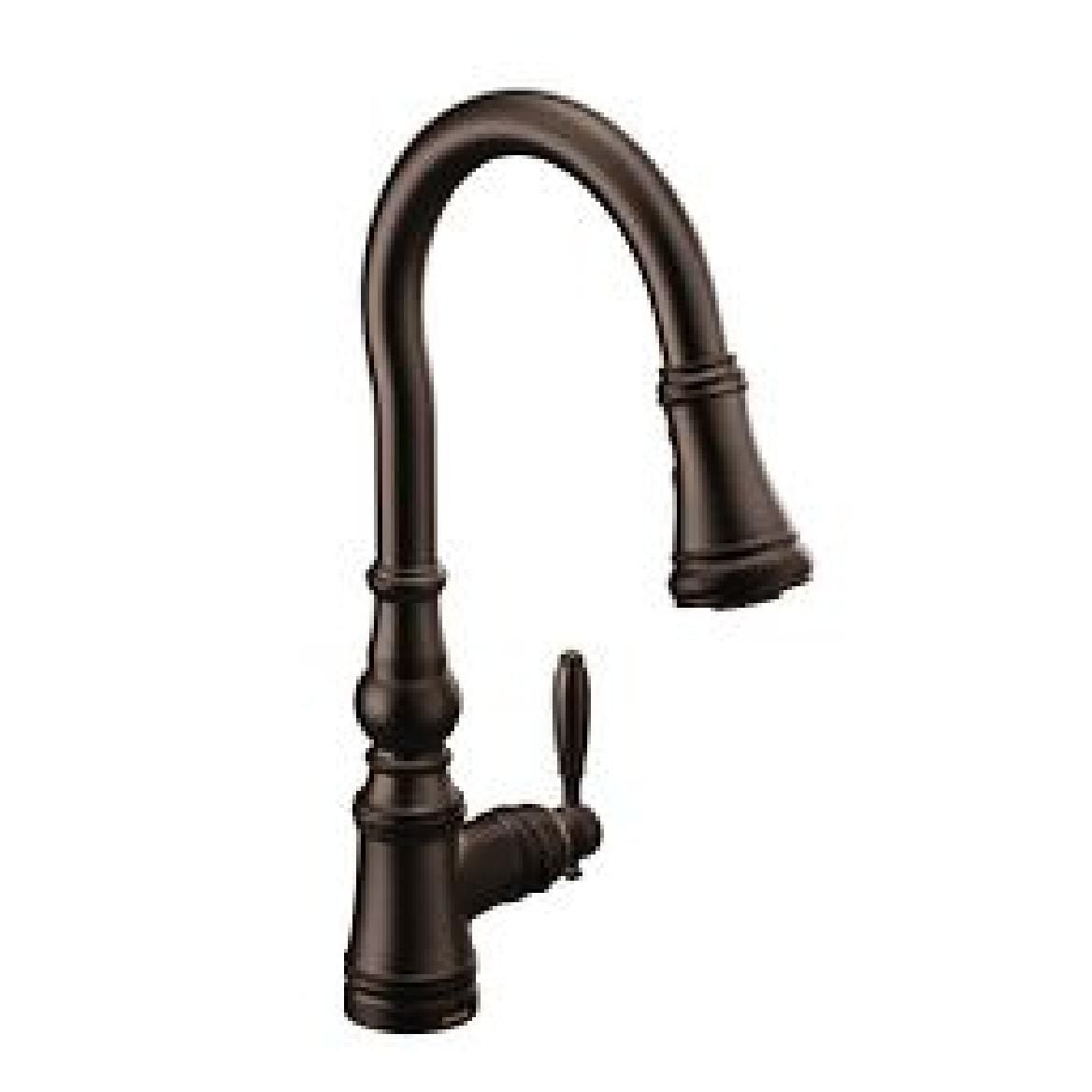 Weymouth Single Handle Pull Down Kitchen Faucet, Various Finishes M8L1 - product image 1