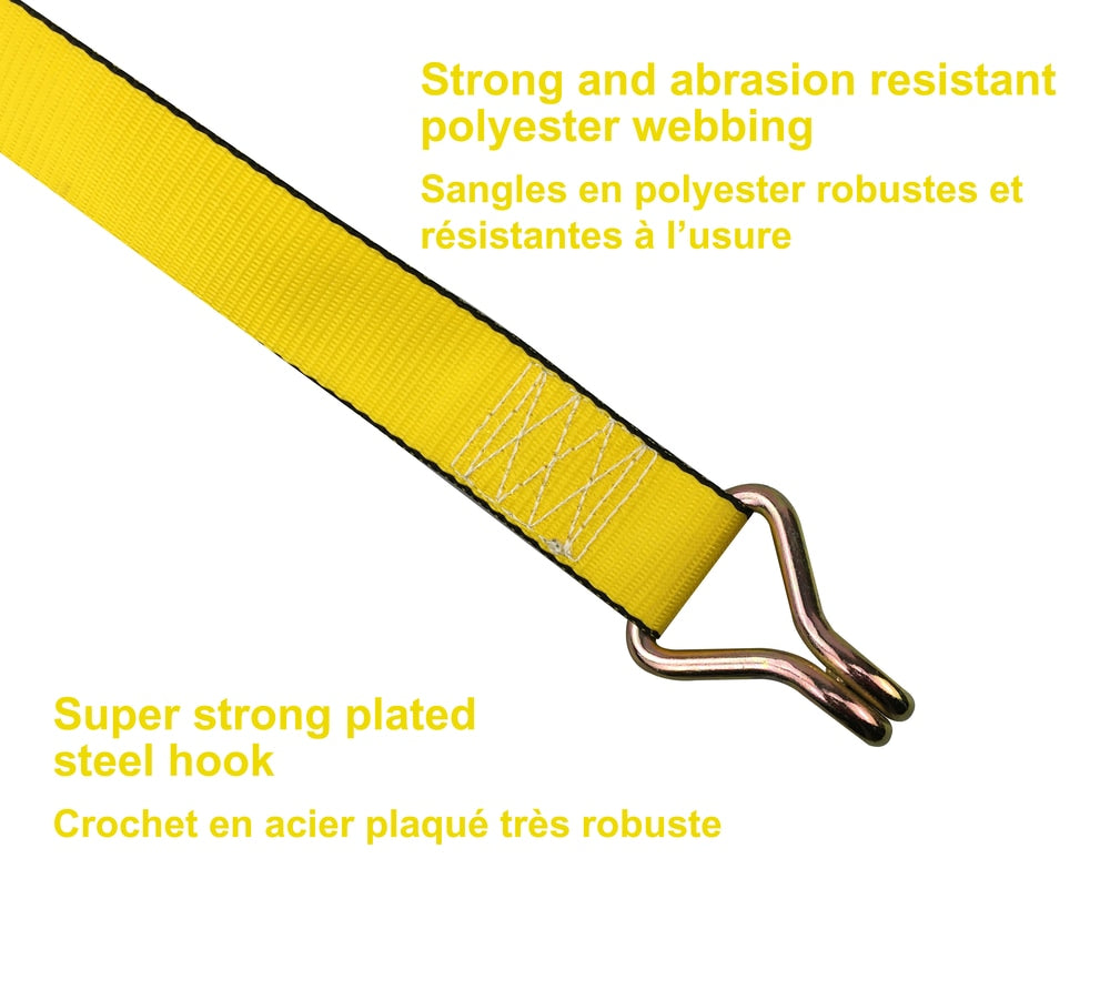 5,000-lb J-Hook Winch Strap, 2-in x 10-ft A3A6 - product image 2
