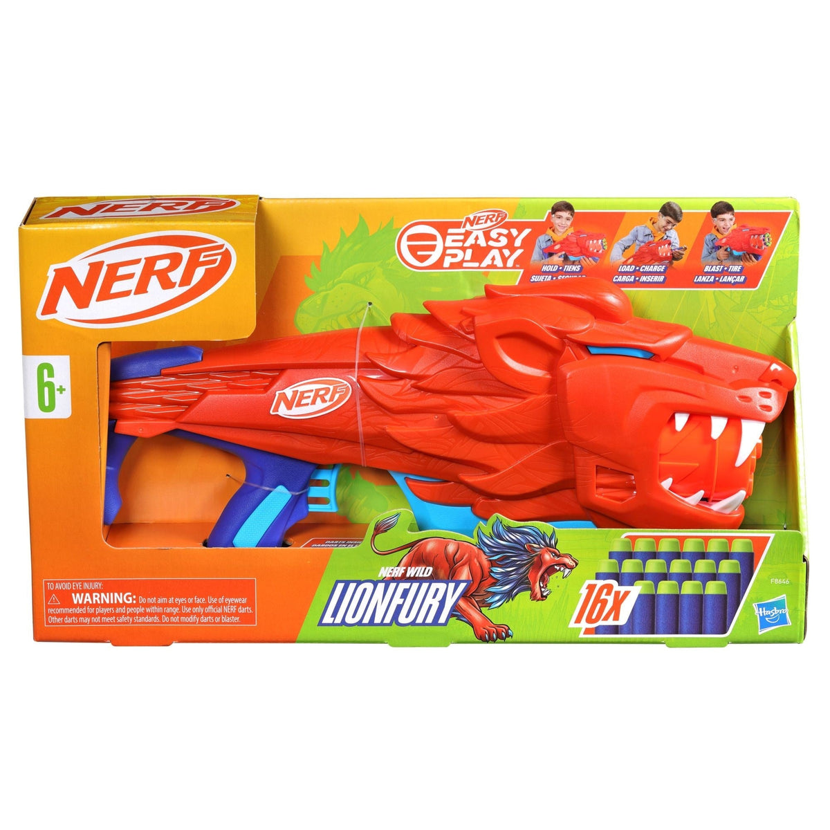 Junior Wild Lionfury Easy-Play Dart Blaster, Includes 16 Darts, Ages 6+ W2W5 - product image 3