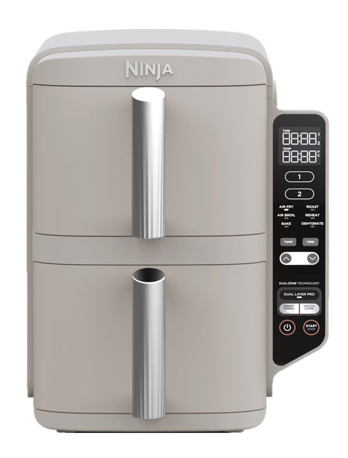 Dual Stacked Space-Saving Air Fryer, Sandstone S6V7 - product image 1
