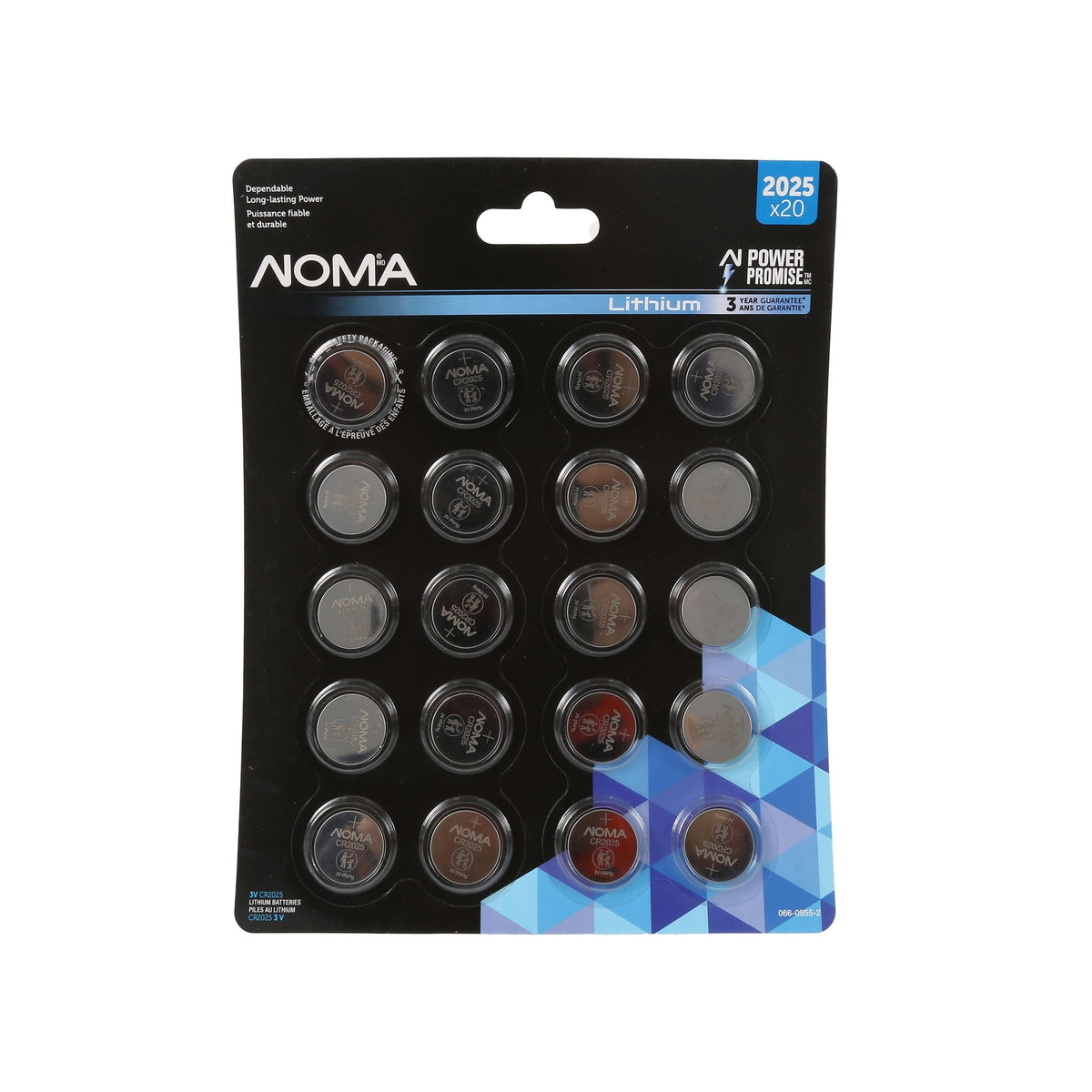 CR2025 Button Cell Batteries, 20-pk Z5E7 - product image 1