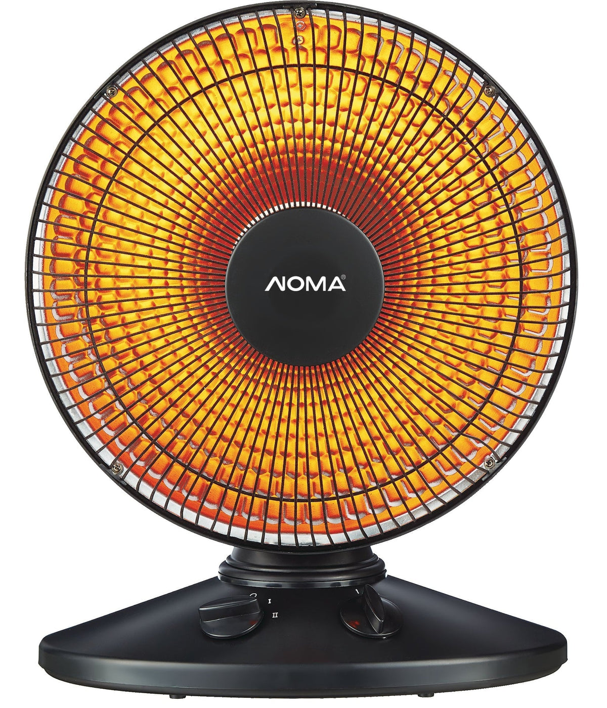 Oscillating Parabolic Dish Portable Radiant Electric Space Heater, 1000W, Black H1W1 - product image 2