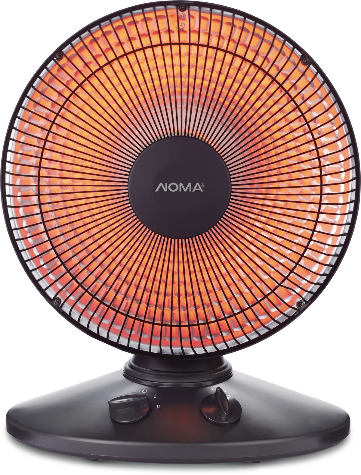 Oscillating Parabolic Dish Portable Radiant Electric Space Heater, 1000W, Black H1W1 - product image 3