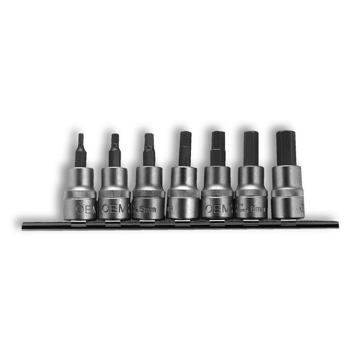 3/8-in Drive Metric Hex Socket Set, 7-pc, Assorted Sizes, 44004 G0H7 - product image 1