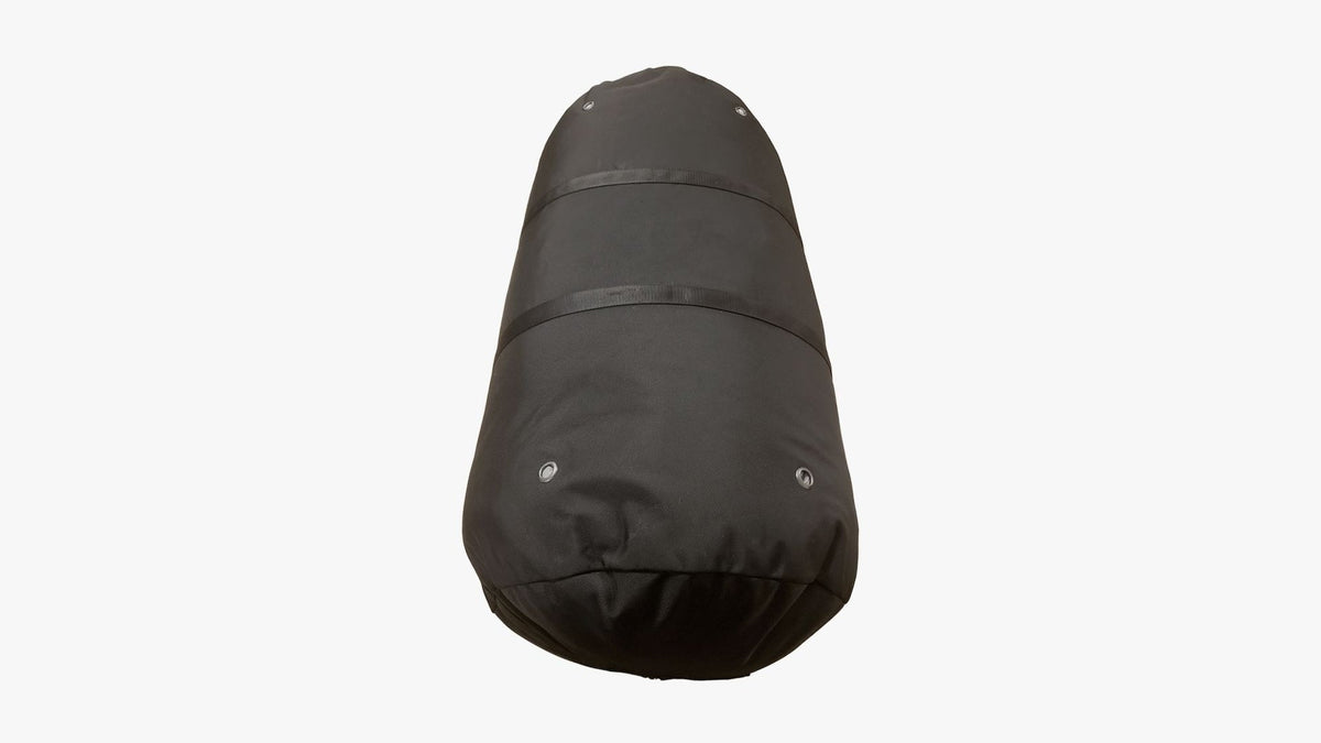 Extra-Large Black Nylon Storage Cargo Bag with Handles and Full-Length Zipper F3P6 - product image 6